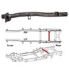 7BLACKSMITHS Rear Tank Support Crossmember for 1999-2006 Chevy Silverado/GMC Sierra