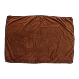 Baby Blanket Soft Warm Prevent Shrinkage Double Sided Plush Wearable Blanket Shawl for Home Office Brown