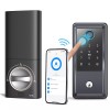 Alexa/Google Assisant/Tuya app G6 Fingerprint Smart Lock, 6 in 1
