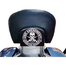 2nd Amendment Backrest Mounting Plate fits Harley Davidson Touring Bikes Road King Street Glide Road Glide. Perfect Gift for any biker. Mounting Plate Only, Backrest Not Included