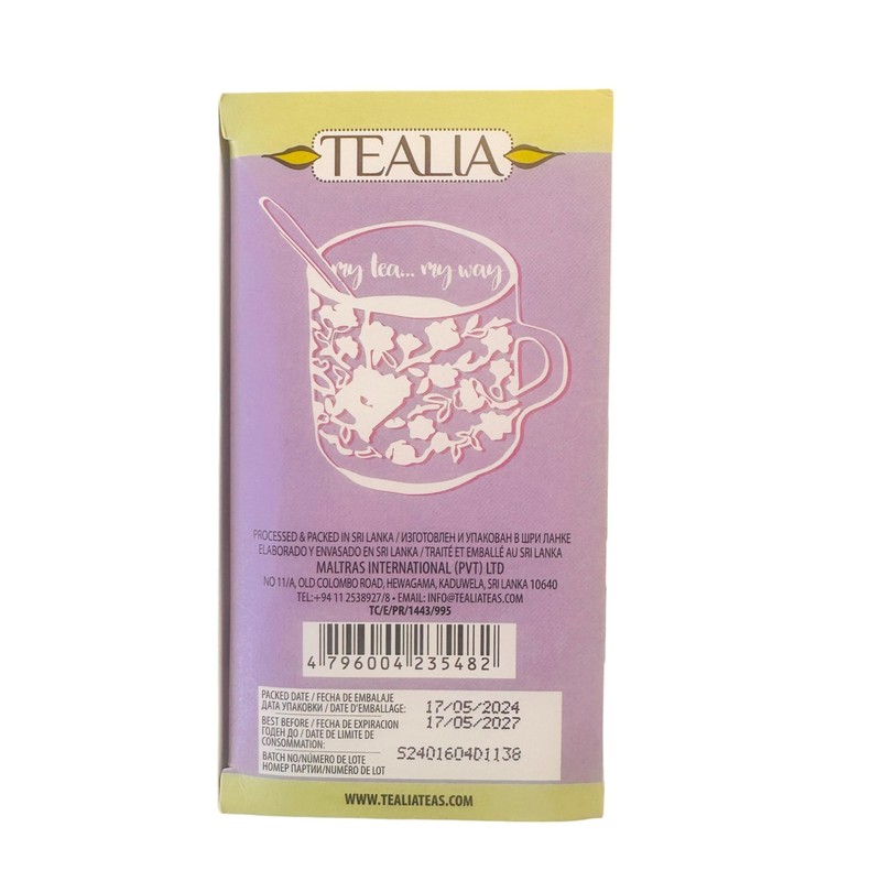 Tealia Premium Jasmine Green Tea – Light & Aromatic, Naturally