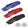 WORKPRO Premium Utility Knife, Retractable All Metal Heavy Duty Box