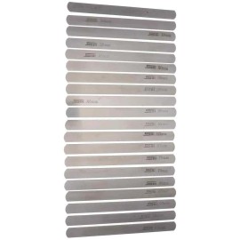SPI 20 Piece (0.05mm to 1mm) Metric Steel Parallel Feeler Thickness Gage Set