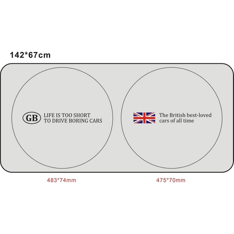 Roost Flag Sun Shade Car GB British Flag Union Jack