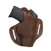 Barsony Brown Leather Pancake Holster for 380 and Small 9mm