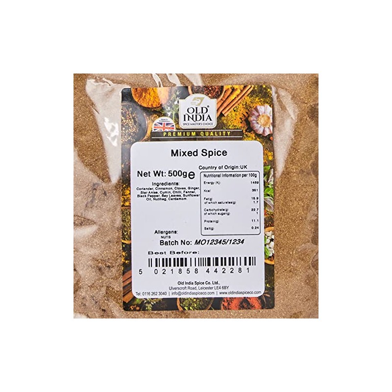 Old India Mixed Spice 500g