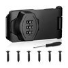 Keyless Hasp Latch Lock, 3-Digit Cabinet Combination Lock, Mechanical Password