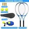ZHUOKECE Tennis Rackets for Adult, 2 Players Adult Recreational Tennis