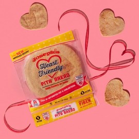 Joseph's Heart-Friendly Pita Bread, 3g Net Carbs Per Serving, 6-Pack (5 Per Pack, 30 Pitas Total), Fresh Baked