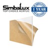 SimbaLux Acrylic Sheet Clear Cast Plexiglass 12” x 12” Square