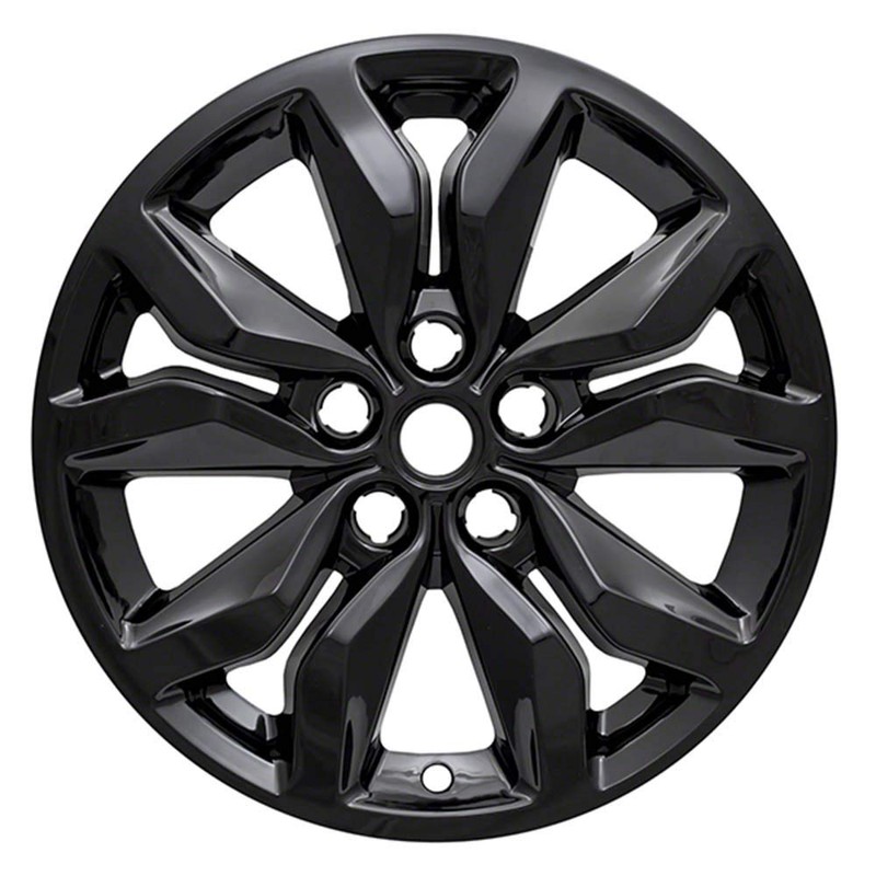 Brighter Design Set of 4 Gloss Black 10 Spoke 18"