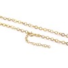 LILLY MARIE Women's Silver Chain Gold-Plated 925 Sterling Silver Gold-Plated
