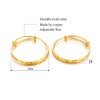 Ethlyn 2pcs/lot 18K Gold Plated 12months Children Mini Size Bangles