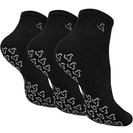 Ozaiic Non Slip Grip Socks for Yoga Home Workout Pure Barre, Pilates, Hospital, Ideal Cushion Socks for Men and Women