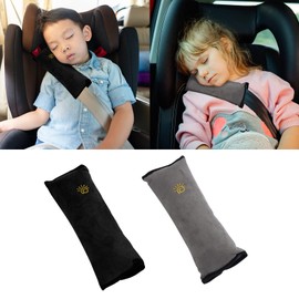 Bemodst Car Seat Belt Pads, Seat Belt Pads for Children's Car Seats, Universal Soft Safety Seat Belt, Shoulder Pads, Head, Neck Support for Children, Boys, Girls, Protective Cushion, Pack of 2, 10 x