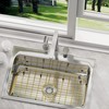 Sink Protector Sink Rack,Large Gold Kitchen Sink Grate,26" X 14"