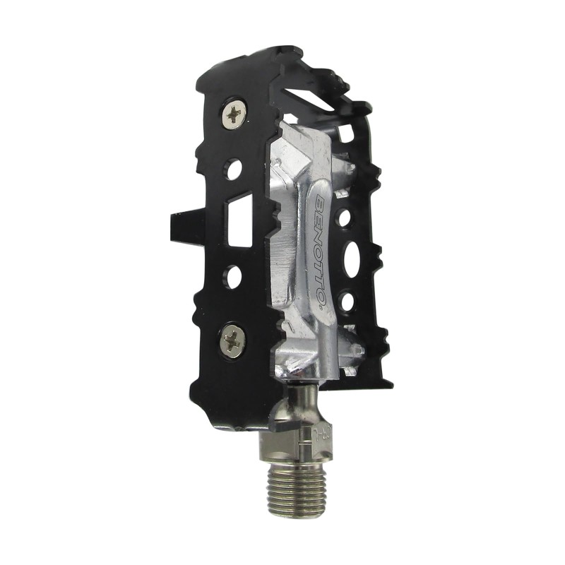 Benotto Pedal Ruta FPD-85FB 9/16 Sellado Aluminio Plata/Negro