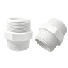 2 PCS 1-1/4 Inch PVC Fittings Hex Nipple G1-1/4 Male