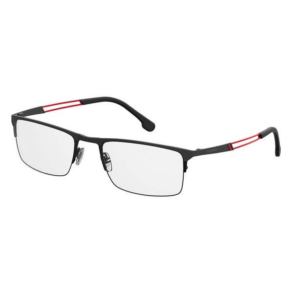 Carrera Men's 8832 Rectangular Prescription Eyewear Frames, Matte Black, 55mm, 19mm