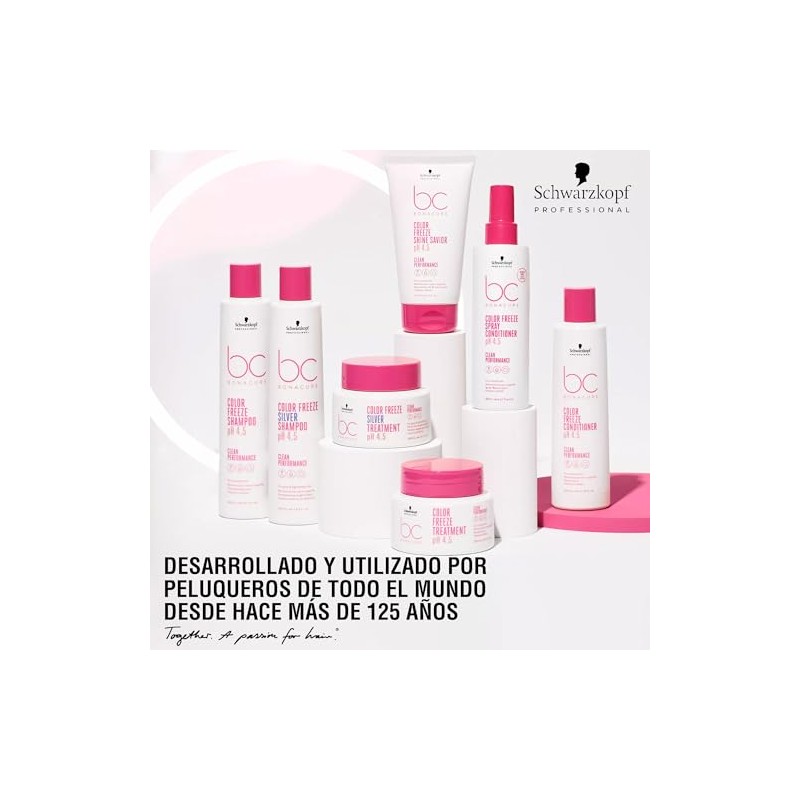 BONACURE Color Freeze Mascarilla pH 4.5, Cabello Teñido, Vegana 200