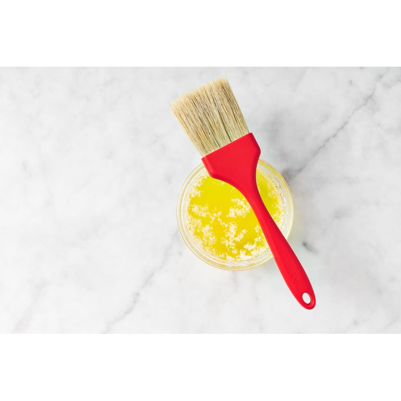 King Arthur Baking Company Professional Pastry Brush, Natural Boar Bristles,