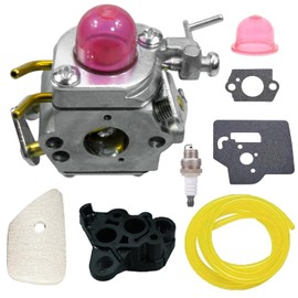 531127910 Carburetor Tune Up Kit Fit for Husqvarna 130C 130L 330LK, String Trimmer Brushcutter with Air Filter Fuel Gaskets