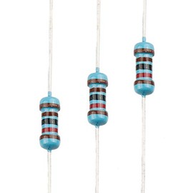 EDGELEC 100pcs 1.2K ohm Resistor 1/4w (0.25 Watt) ±1% Tolerance Metal Film Fixed Resistor, Multiple Values of Resistance Optional