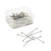 Dritz alfileres Largos con Cabeza nacarada, 100 Piezas, 2-Inch, Blanco,