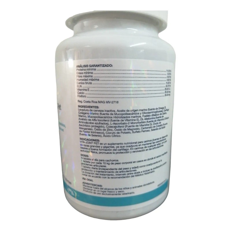 Vitajoint Pet Multivitamínico Condroprotector Para Perros