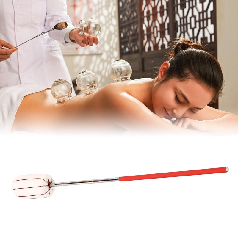 2PCS Fire Cupping Stick, Reusable Safe Stainless Steel Cupping Ignition