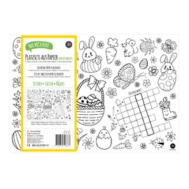 12 Placemats Easter for Colouring, Easter Placemats for Colouring, Children's Activity Easter, Gift Idea Easter, Mal Me Colourful
