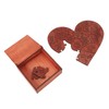 Wooden Heart Puzzle Valentines Day Heart Shape Puzzles Romantic Love