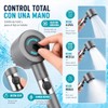 Cabezal de Ducha de Mano Con Filtro y Interruptor, Alta