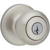 Kwikset 94002-862 Cove Keyed Entry Knob Featuring Smartkey Security In