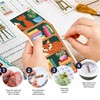 FREEBLOSS 6 Set Cross Stitch Bookmark Kits Fox Bookshelf Pattern