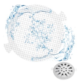 Shower Drain Hair Catcher,35 Pack Disposable Hair Catcher Shower Drain Mesh Stickers, Shower Drain Cover-Hair Drain Catcher for Pop-up and Regular Drains of Showers,Bathtubs,Sinks,and Basins