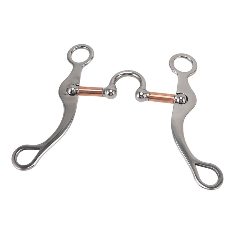 Horse Snaffle Bit Stainless Steel Rose Gold Plated Horse Gag