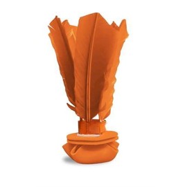 | The Original Birdie Soccer Trainer Play Outdoors  Indoors or Backyard Beach Tailgate - Color: Orange