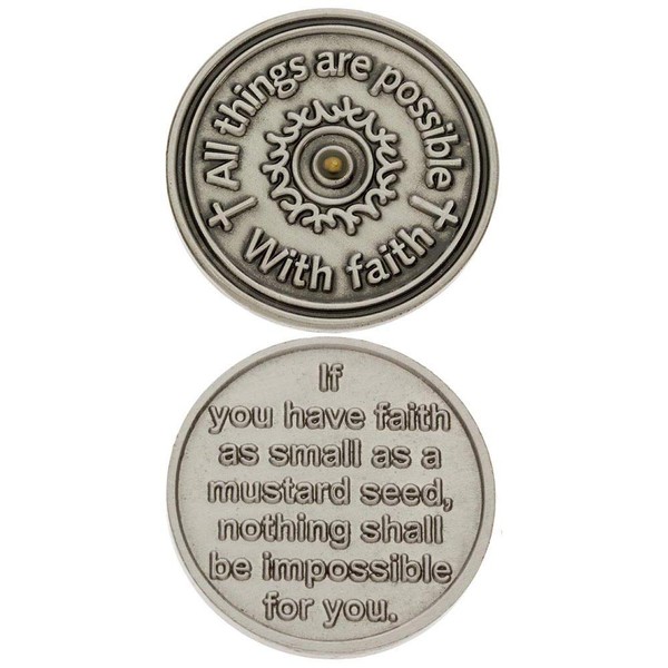 Faith Mustard Seed Coin and Faith Card