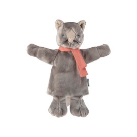 Cat Hand Puppet Soft Toy for Kasperle Theatre Storytelling and First Role Play Toy for Girls and Boys