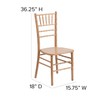 Flash Furniture HERCULES Series Natural Wood Chiavari Chair