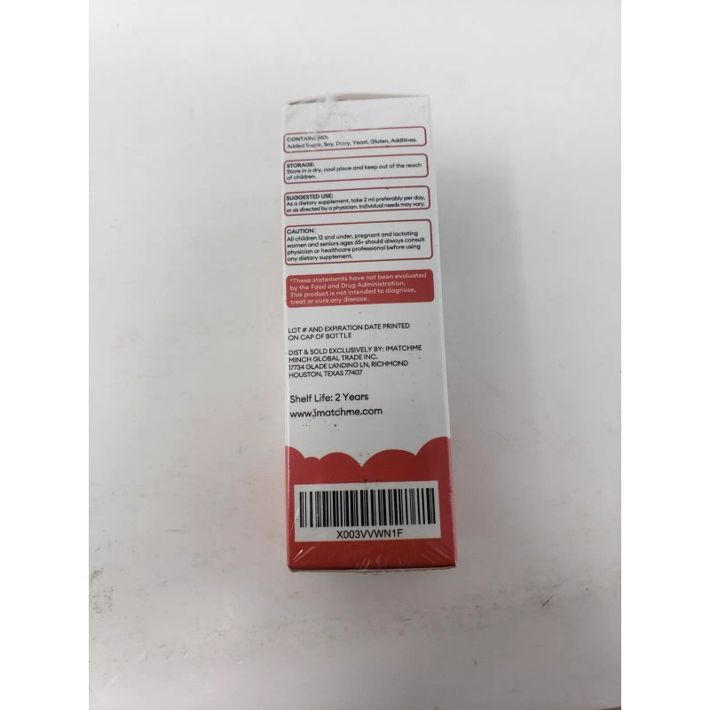 iMATCHME Lot Of 2 iMATCHME Magnesium Liquid Drops 1000 MG