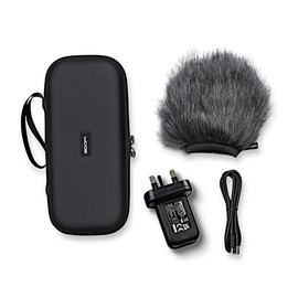 ZOOM APH-6st accessory pack for H6studio mobile recorder – padded case, faux fur windscreen and USB-C power supply for studio-quality mobile audio recording (UK-Version)