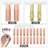 YESWELDER MIG Welding Gun Kit, .035" Tip-Nozzle-Diffuser for Lincoln Magnum
