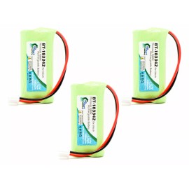 UpStart Battery 3x Battery for AT&T CRL82312 Cordless Phone (700mAh, 2.4V, NI-MH