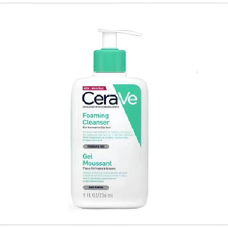 Gel Limpiador Espumoso Cerave Piel Normal A Grasa 236 Ml-2ps