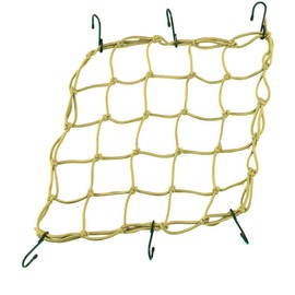 Motorcycle Cargo Net 15" x 15" - Gold