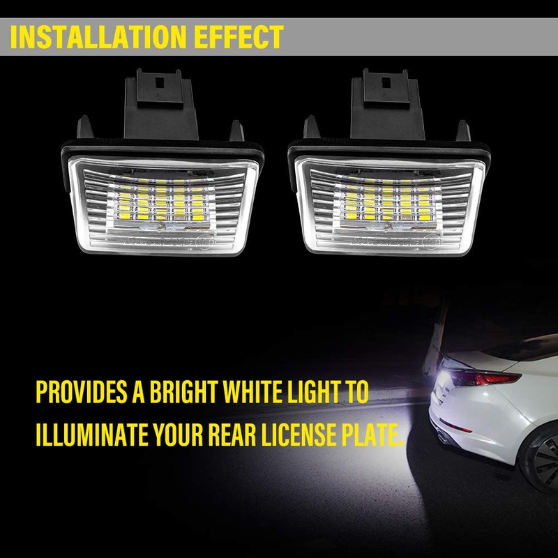 Safego LED Number Plate Light