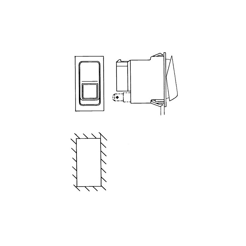 HELLA 6EH 007 832-001 Switch - S22 - Flip Switch