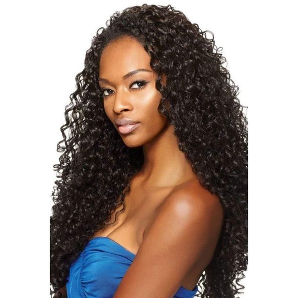 Outre Quick Weave Synthetic Half Wig - Penny 26" (1B Off black)